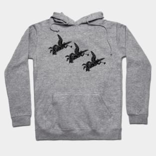 Three Angels with Trumpets Hoodie